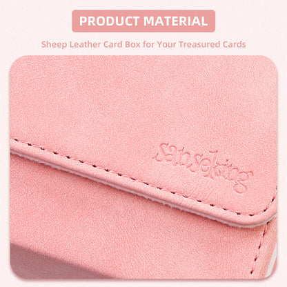Leather Deck Box for TCG (Horizontal,Pink)
