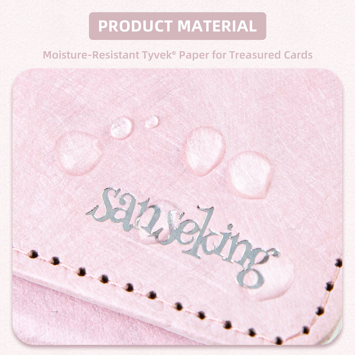 TCG Deck Box Fits 100+ yvek®  (Horizontal,Pink)