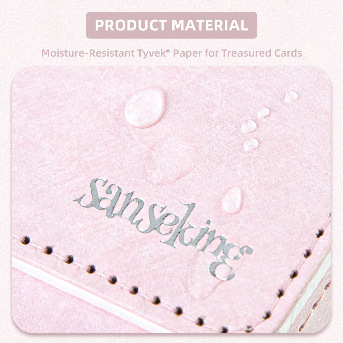 TCG Deck Box Fits 100+ yvek® (Vertical,Pink)