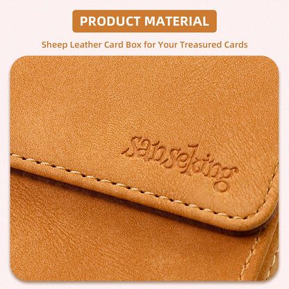 Leather Deck Box for TCG (Vertical,Brown)