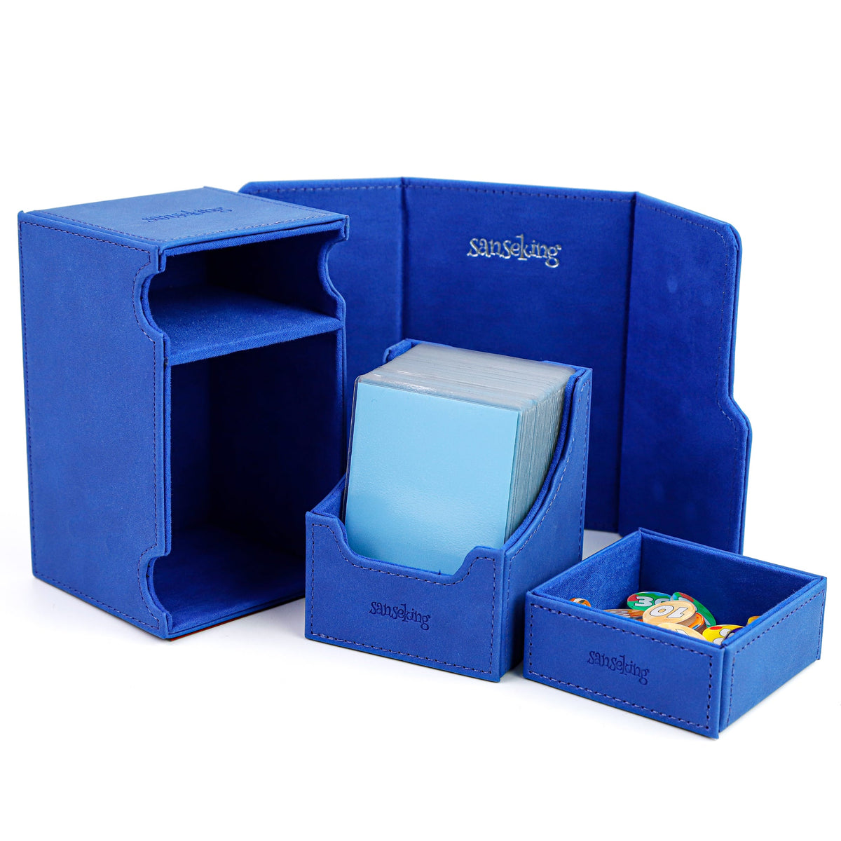 Double-Layer Deck Box – Blue