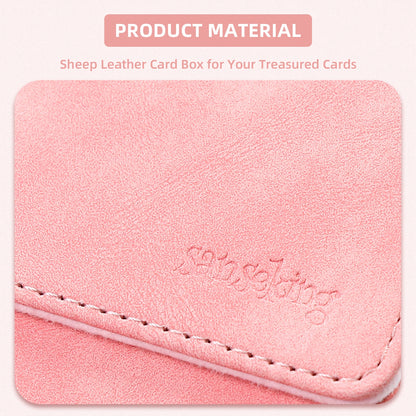 Leather Deck Box for TCG (Vertical,Pink)
