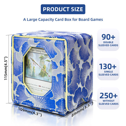 Satin Deck Box Fits 100+ (Sky Blue)