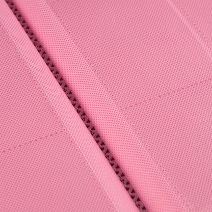 Pink Plaid 4/9/12-Pocket PU Binder