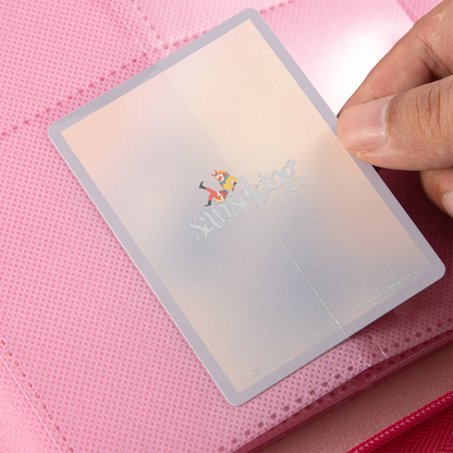 Pink Plaid 4/9/12-Pocket PU Binder