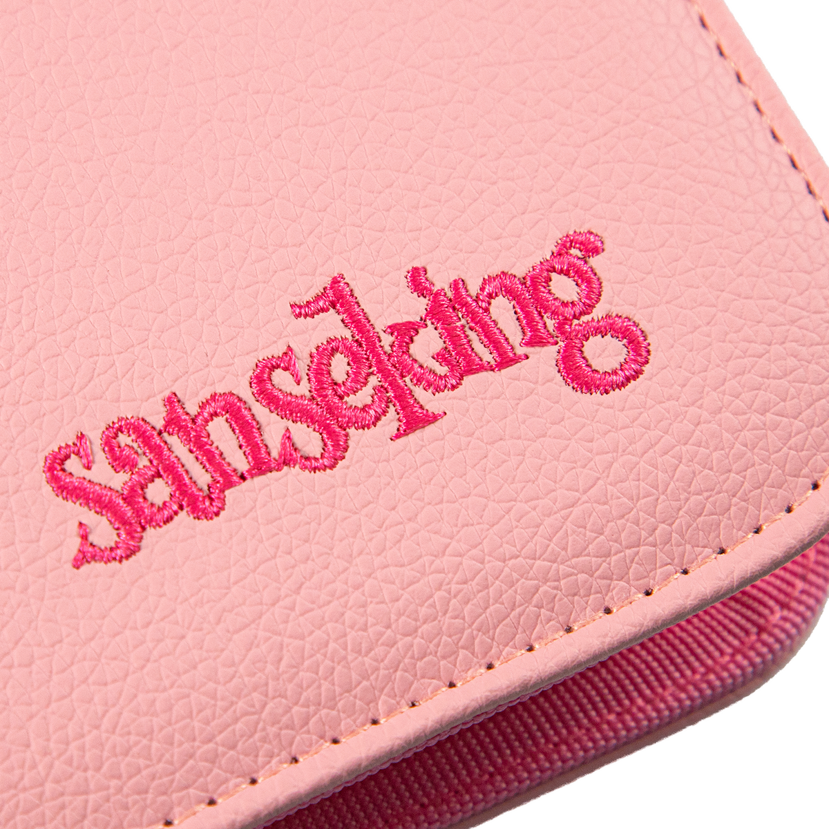 Pink Plaid 4/9/12-Pocket PU Binder
