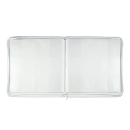 White Plaid 4/9/12-Pocket PU Binder