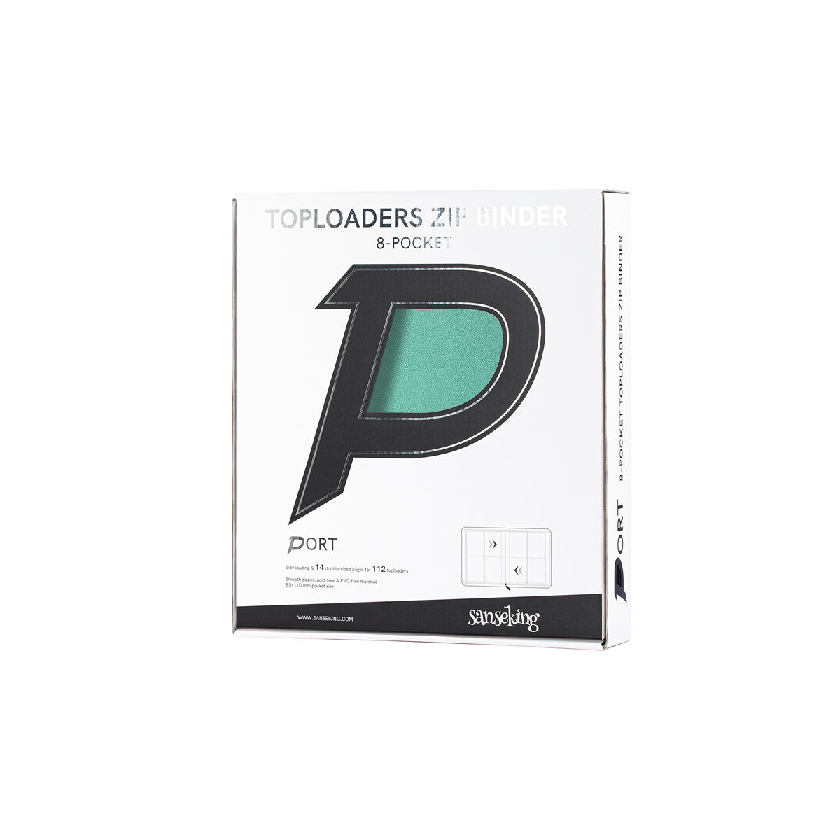 Toploader Zipper Binder - PORT 02
