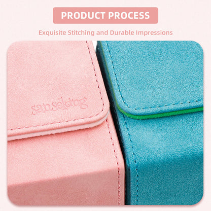 Leather Deck Box for TCG (Horizontal,Pink)