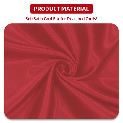 Satin Deck Box Fits 100+ (Red)
