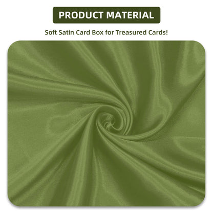 Satin Deck Box Fits 100+ (Dark Green)
