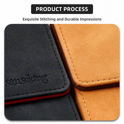 Leather Deck Box for TCG (Vertical,Black)