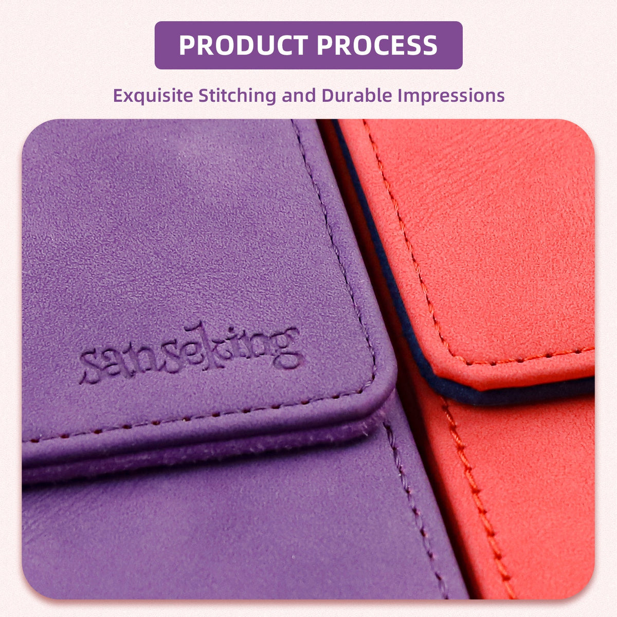 Leather Deck Box for TCG (Vertical,Purple)