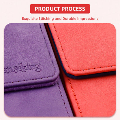 Leather Deck Box for TCG (Vertical,Red)