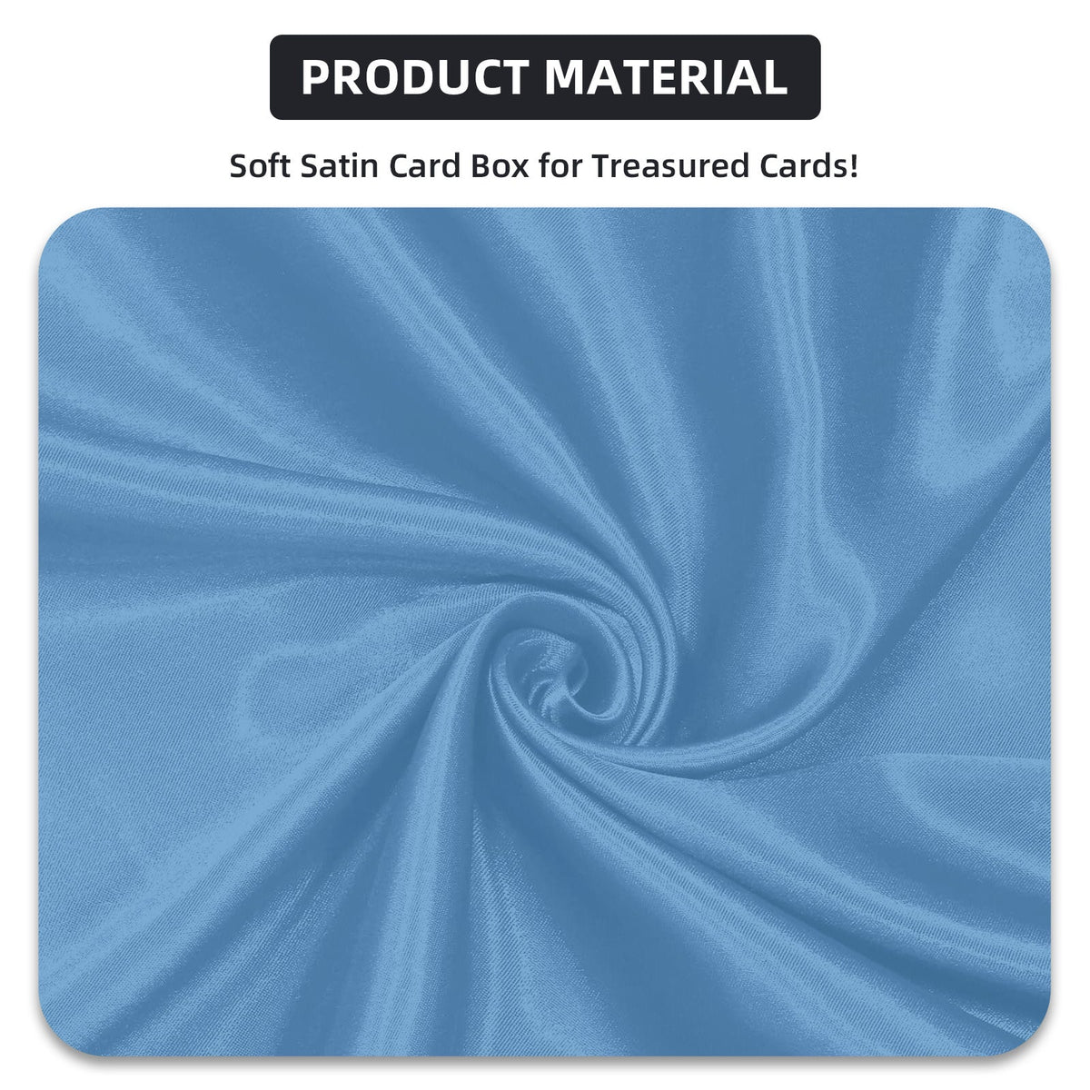 Satin Deck Box Fits 100+DND (Blue)