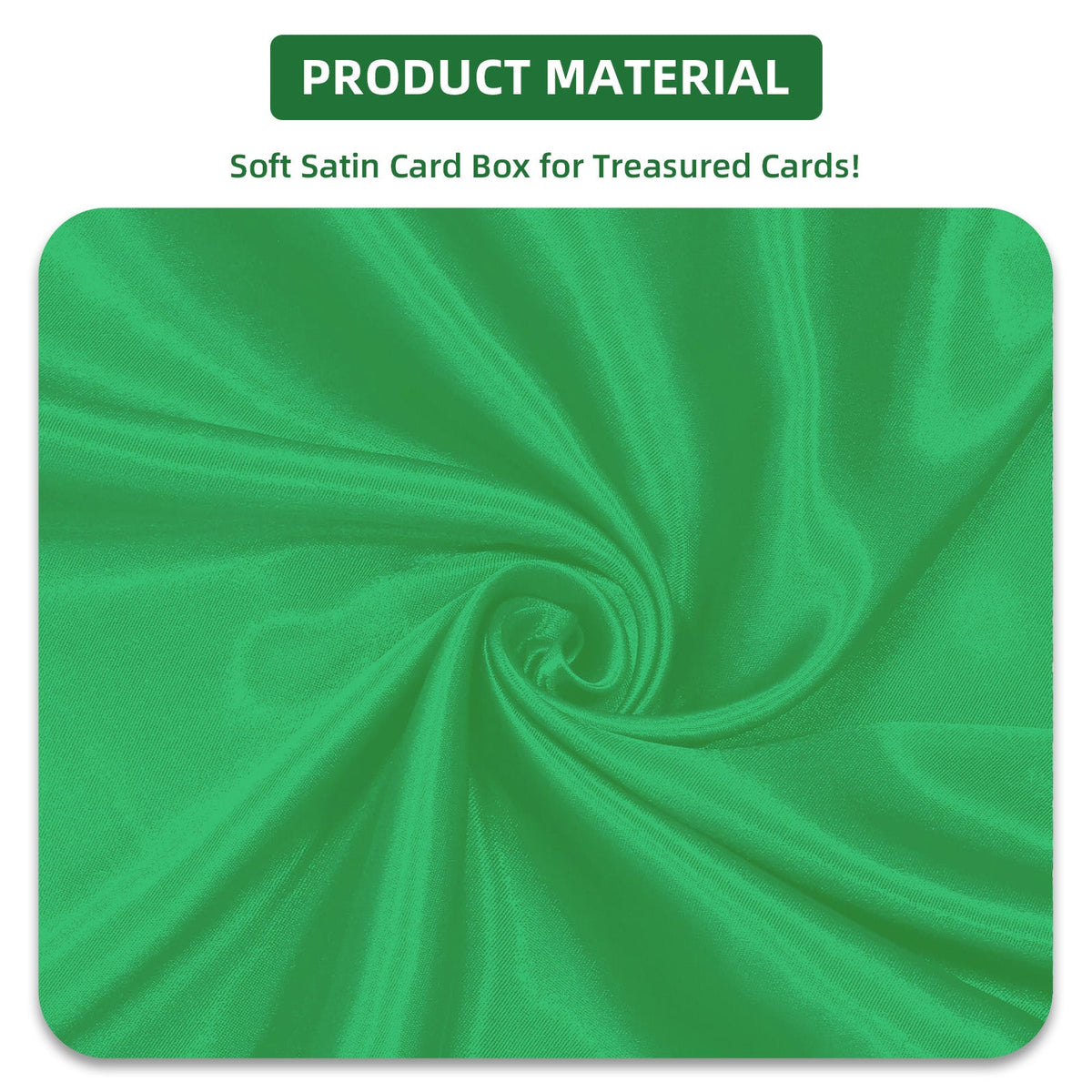 Satin Deck Box Fits 100+ (Cyan)