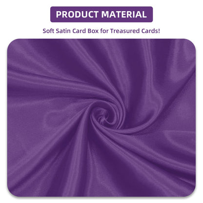 Satin Deck Box Fits 100+ (Purple)