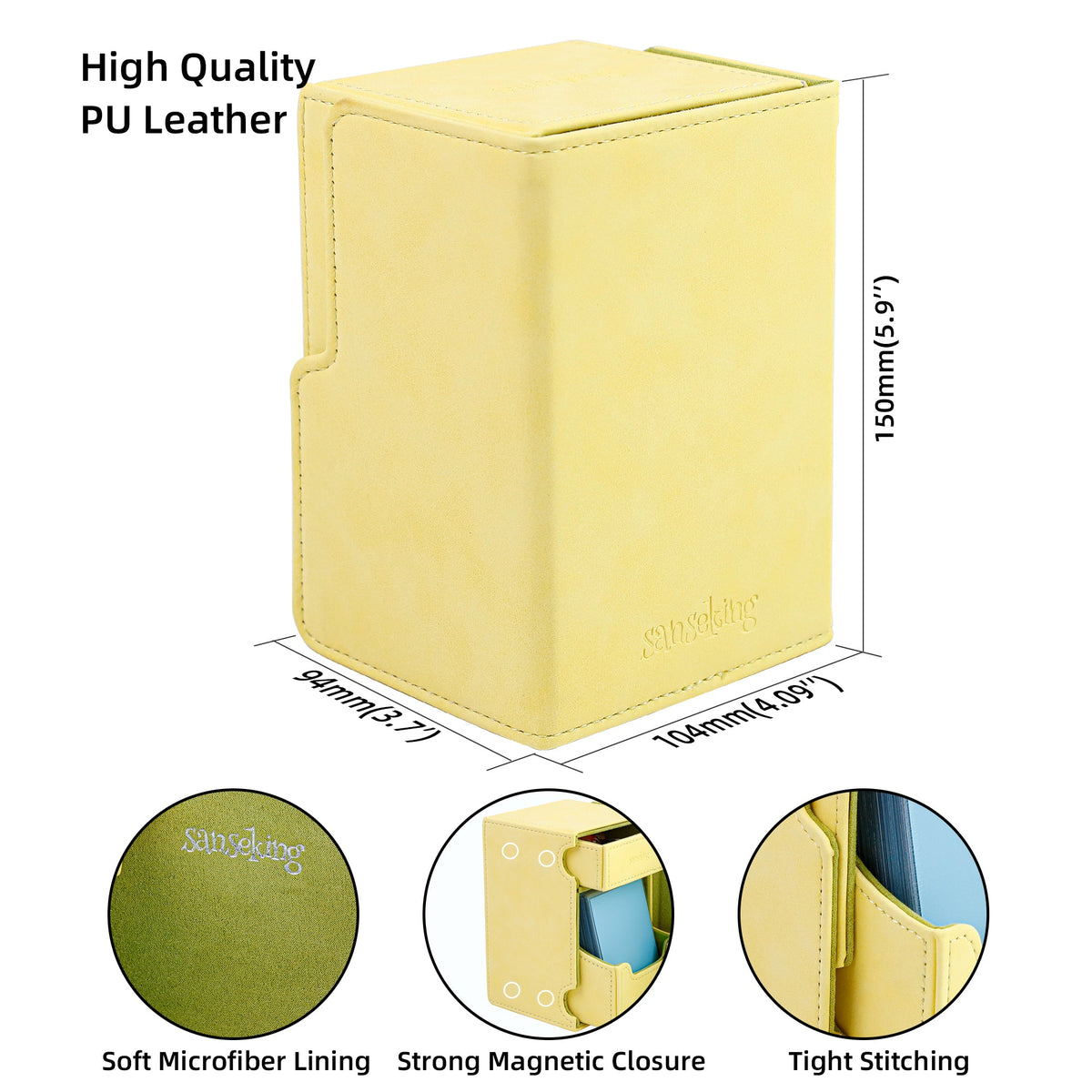 Double-Layer Deck Box – Yellow
