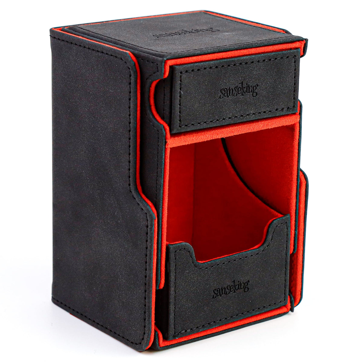 Double-Layer Deck Box – Black