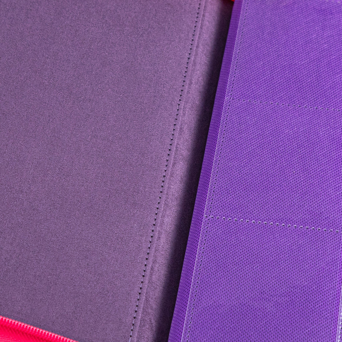 Coral Binder Series - PU Leather Zipper 9-Pocket Coral Purple