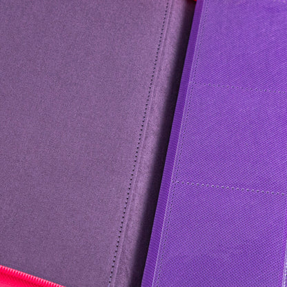 Coral Binder Series - PU Leather Zipper 9-Pocket Coral Purple