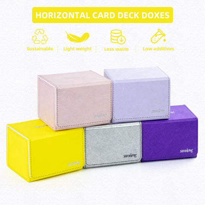 TCG Deck Box Fits 100+ yvek® (Horizontal,Yellow)