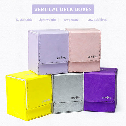 TCG Deck Box Fits 100+ yvek® (Vertical,Light Purple)