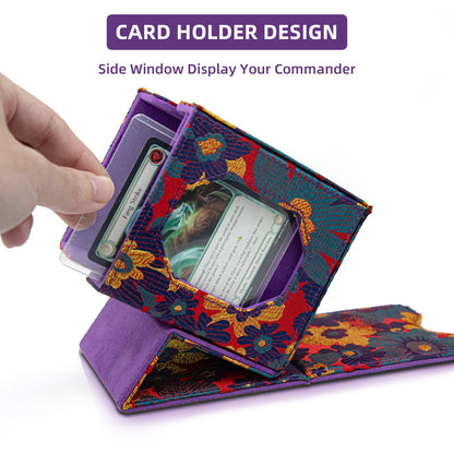Satin Deck Box Fits 100+ (Purple)