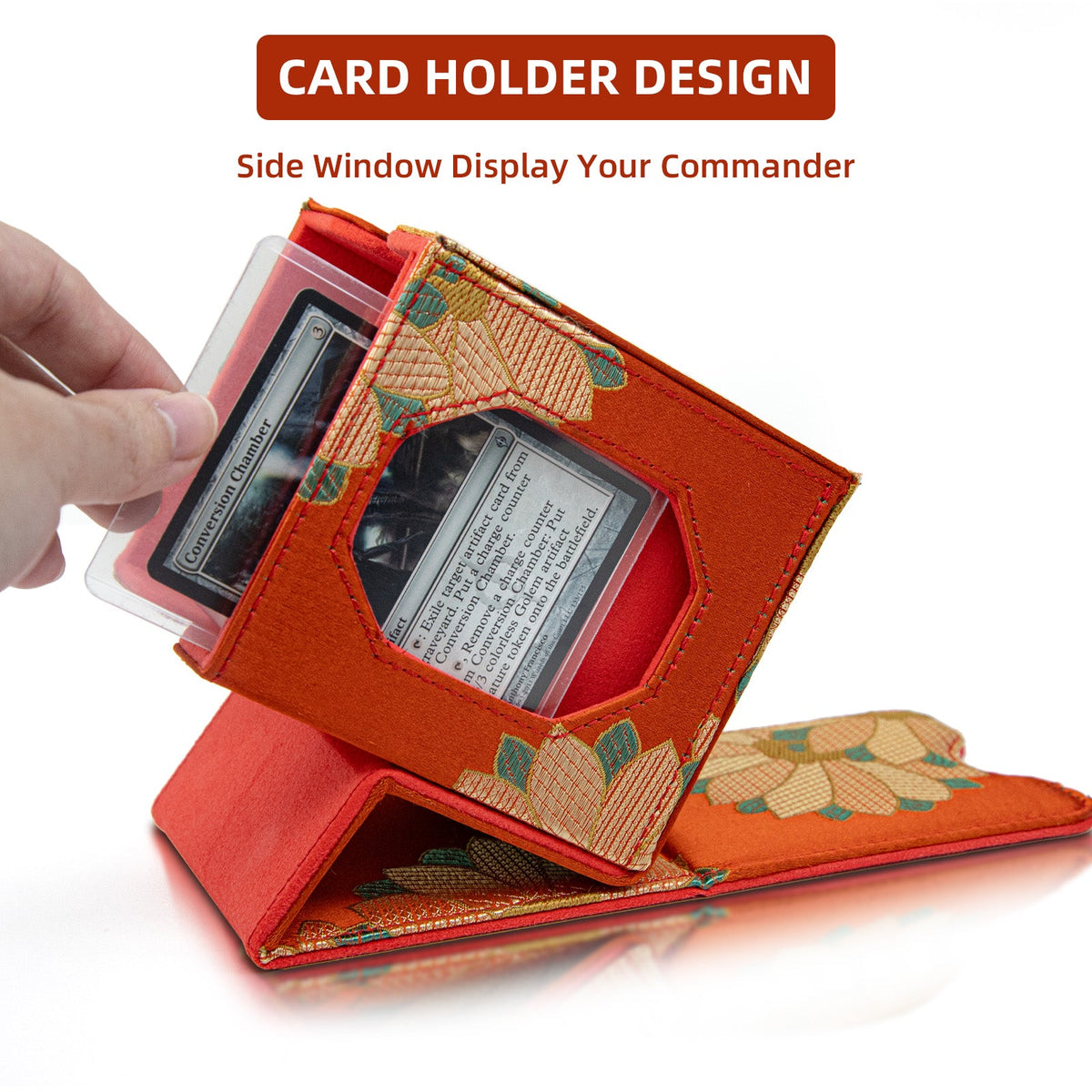 Satin Deck Box Fits 100+ (Orange)