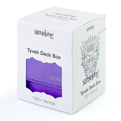TCG Deck Box Fits 100+ yvek® (Vertical,Purple)