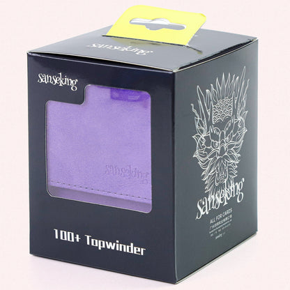 Leather Deck Box for TCG (Vertical,Purple)