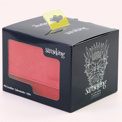 Leather Deck Box for TCG (Horizontal,Red)