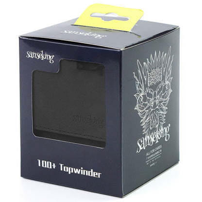 Leather Deck Box for TCG (Vertical,Black)