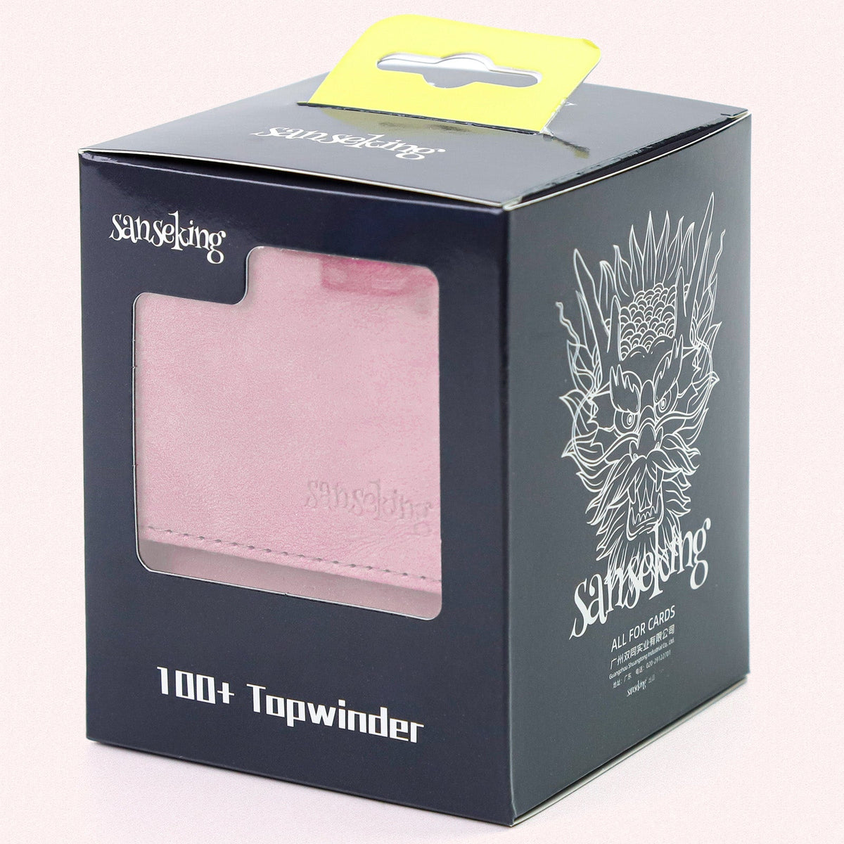 Leather Deck Box for TCG (Vertical,Pink)