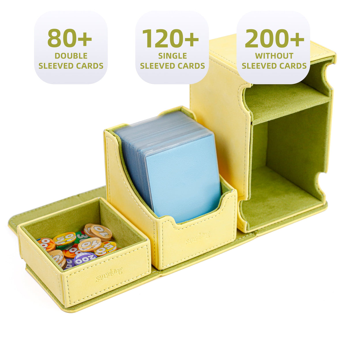 Double-Layer Deck Box – Yellow