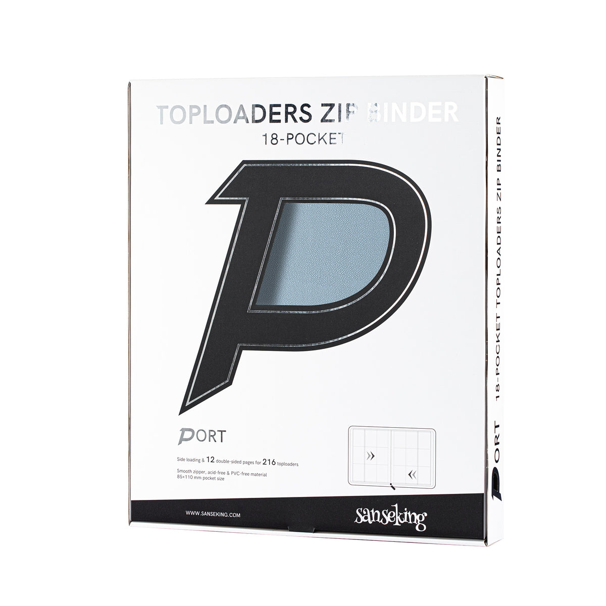 Toploader Zipper Binder - PORT 03