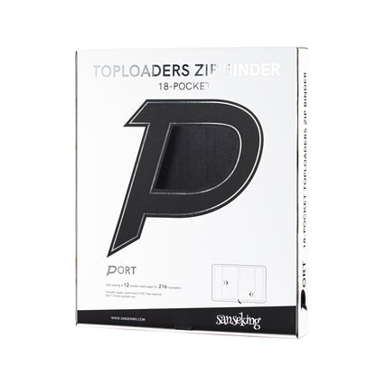 Toploader Zipper Binder - PORT 01
