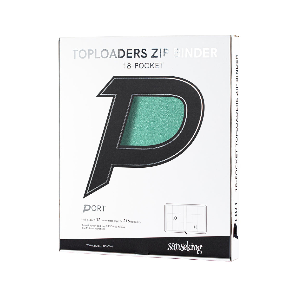 Toploader Zipper Binder - PORT 02