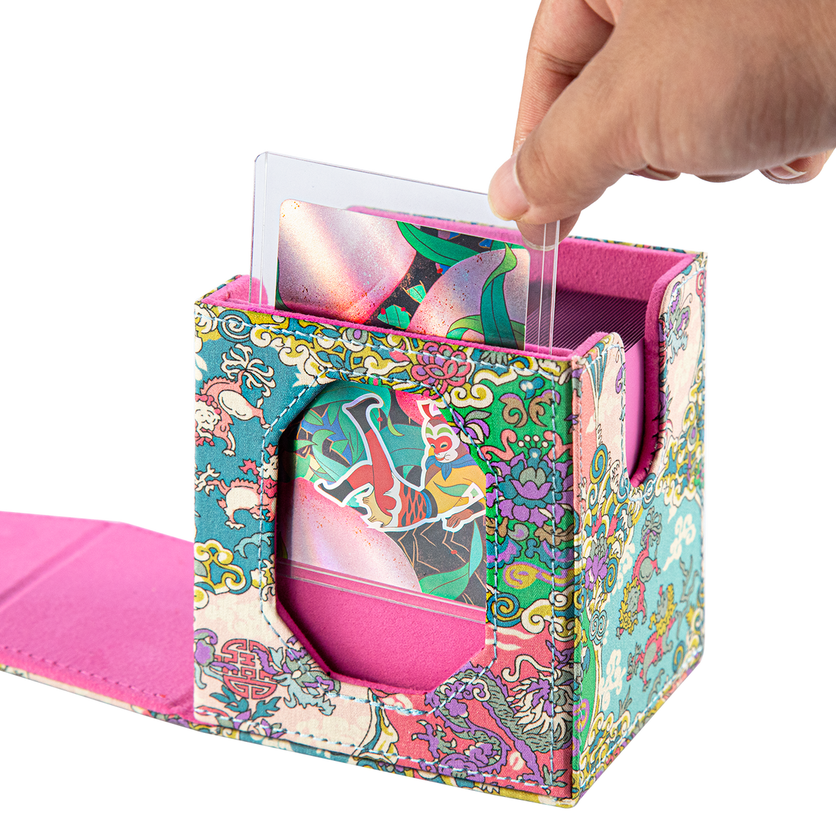 Auspicious Prosperity Brocade Deck Box