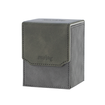 Color-Block Pu Deck Box Grey with 1 Divider