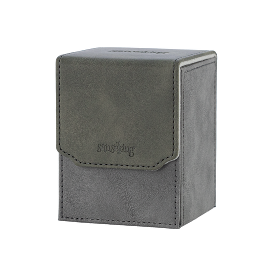 Color-Block Pu Deck Box Grey with 1 Divider