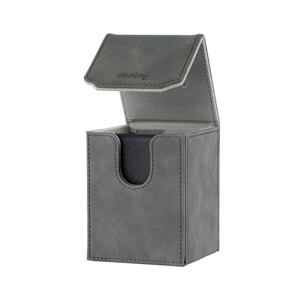 Color-Block Pu Deck Box Grey with 1 Divider