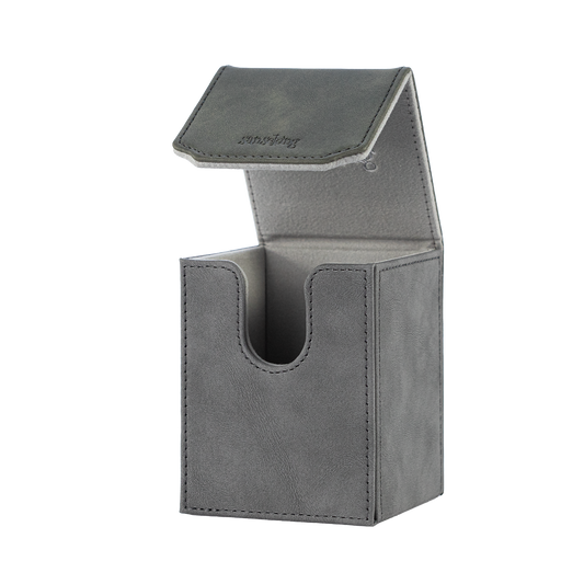 Color-Block Pu Deck Box Grey with 1 Divider