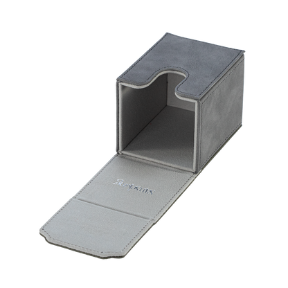 Color-Block Pu Deck Box Grey with 1 Divider