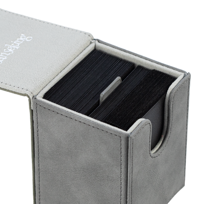 Color-Block Pu Deck Box Grey with 1 Divider