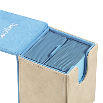 Color-Block Pu Deck Box Blue with 1 Divider