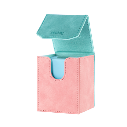 Color-Block Pu Deck Box Mint Green with 1 Divider