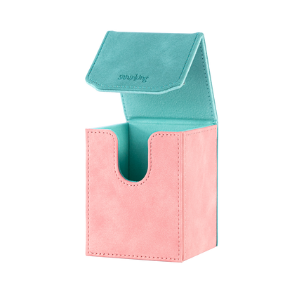 Color-Block Pu Deck Box Mint Green with 1 Divider