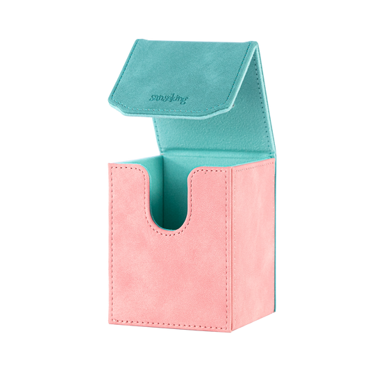 Color-Block Pu Deck Box Mint Green with 1 Divider