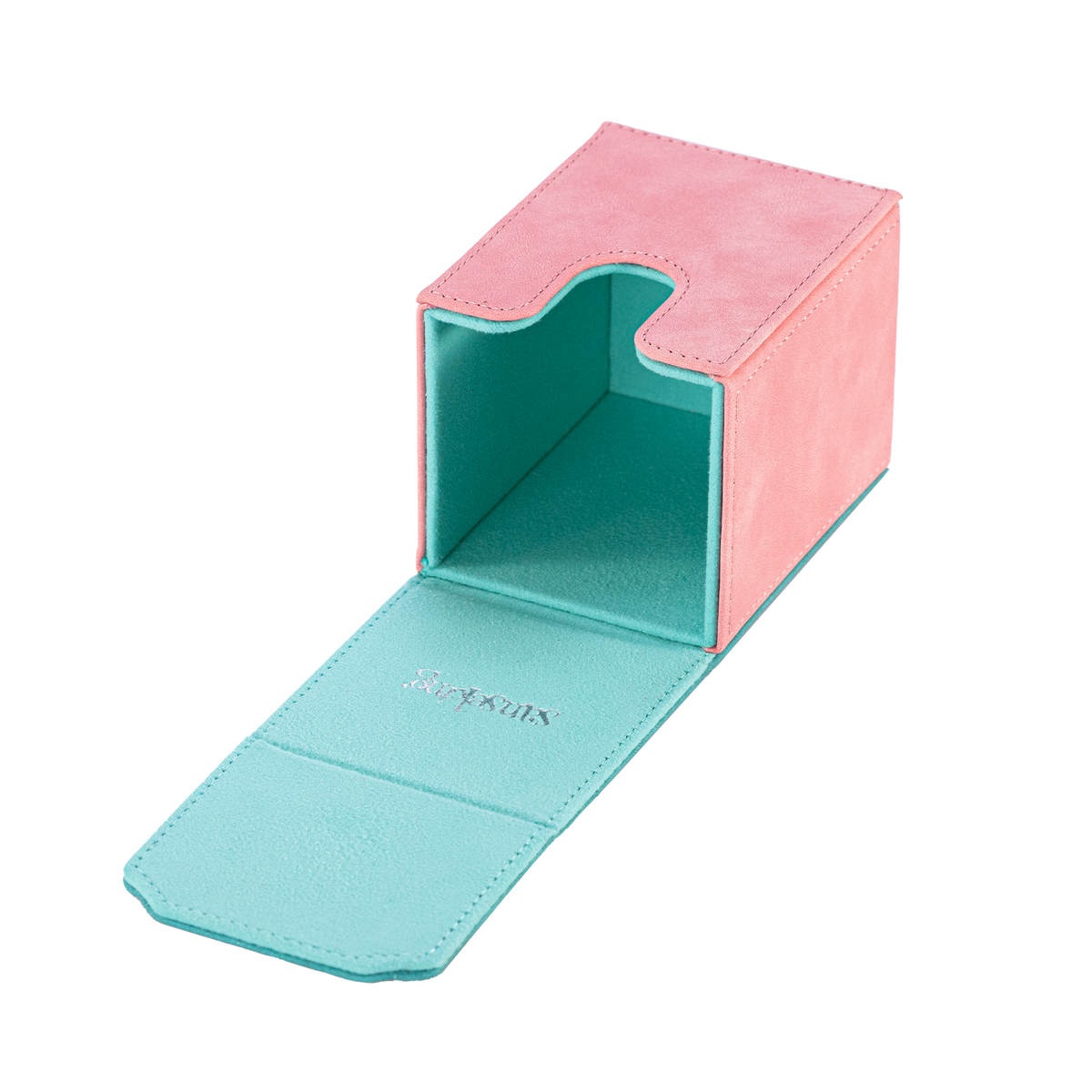 Color-Block Pu Deck Box Mint Green with 1 Divider